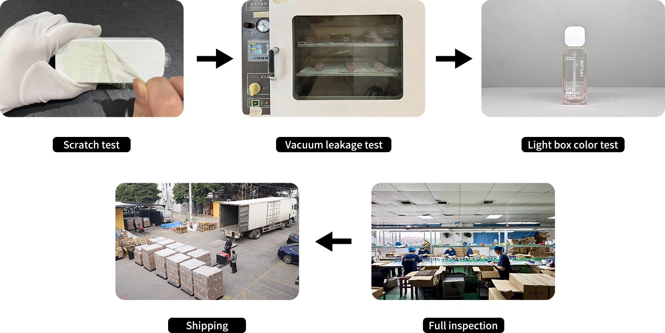 glass bottle Testing process