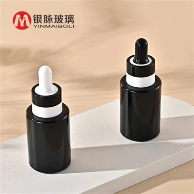 30ml Siyah Cam Damlalı Şişeler